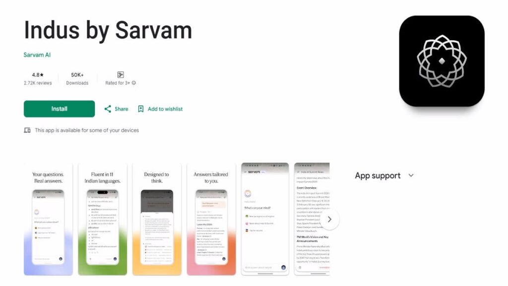 Indus by Sarvam