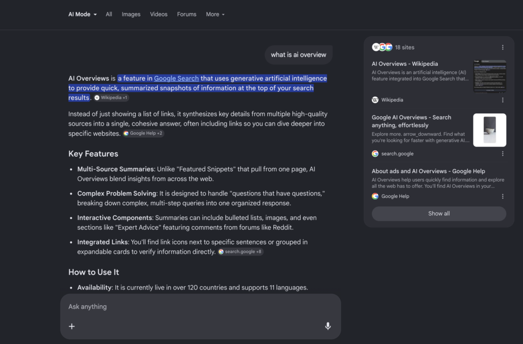 Google Ai Mode