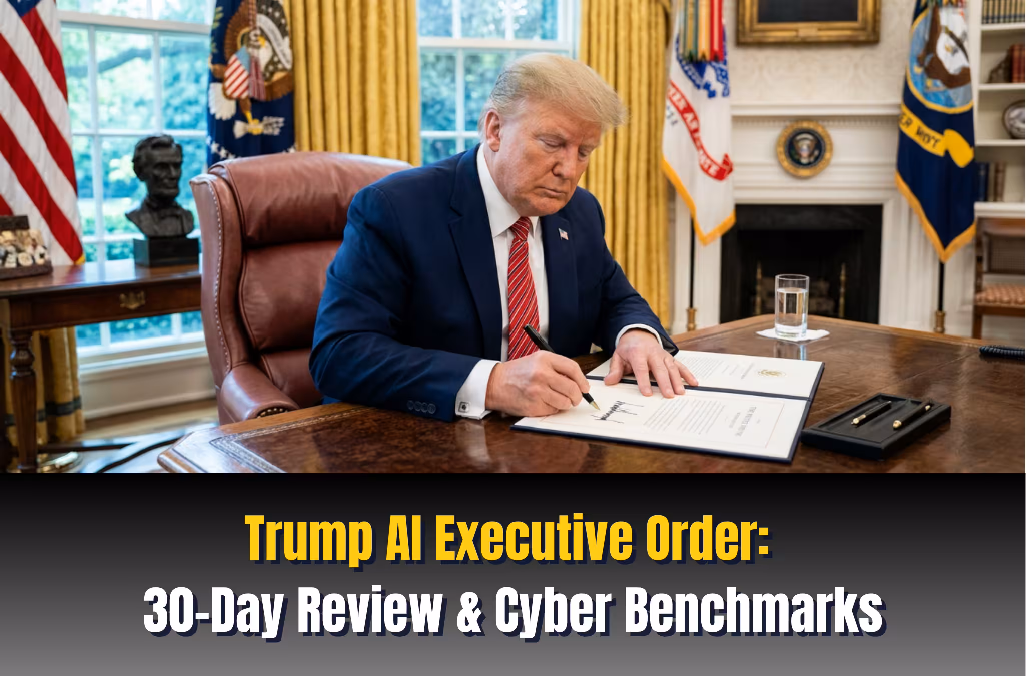 Trump AI Executive Order: 30-Day Review & Cyber Benchmarks
